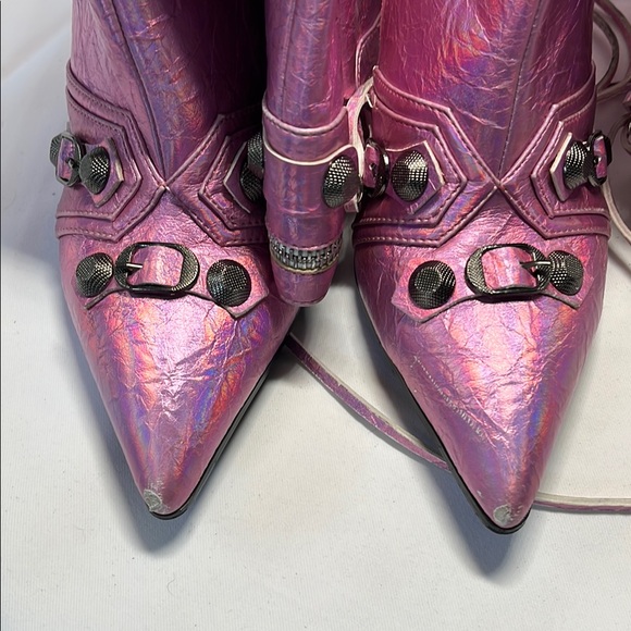 Pink High Heel Boots - Picture 3 of 6